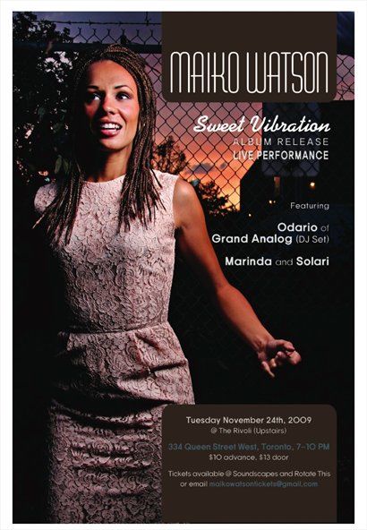 Maiko Watson歌曲:Sweet Vibration (Remix)歌词